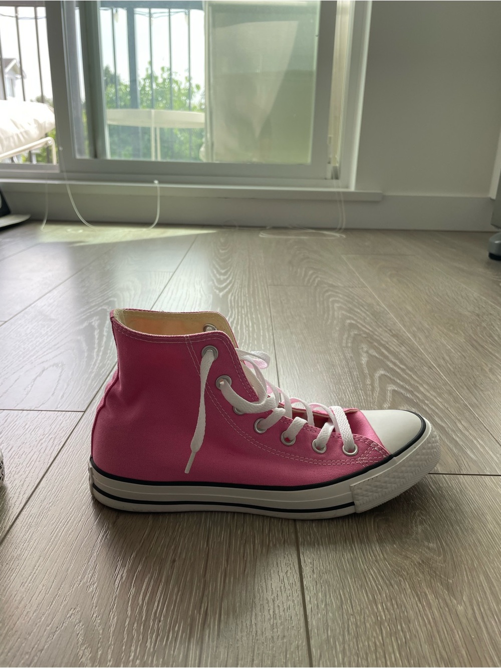 Converse Pink High-Top Canvas Sneakers